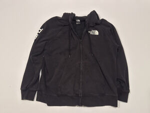 The North Face Washed Black Hoodie Women’s L Heavyweight Hiking Athletic Outdoor